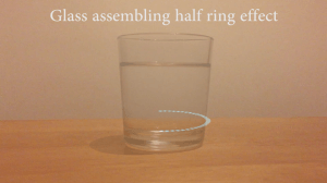 Glass Assembling one half ring 