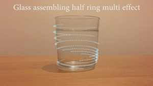 Glass Assembling half ring multi